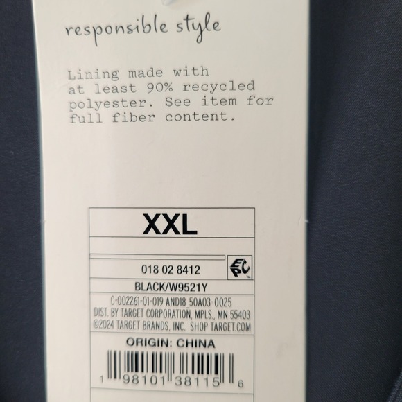 Vest Women's Black Button Front Sleeveless Size XXL Academia, Preppy, Hippie NWT - Picture 7 of 8